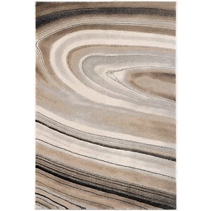 Rug Branch Contemporary Scandinavian  Cream Beige Indoor Area Rug - 6x9