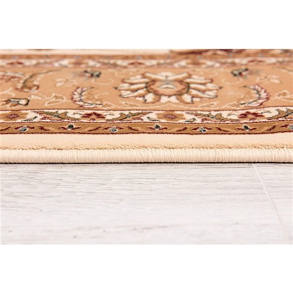 Rug Branch Traditional Persian  Beige Cream Indoor Runner Rug - 2x13