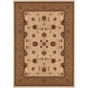 Rug Branch Traditional Persian  Beige Cream Indoor Runner Rug - 2x13