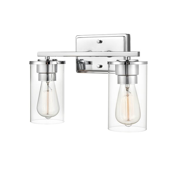 Millennium Lighting Verlana 2-Light Chrome Modern/Contemporary Vanity Light