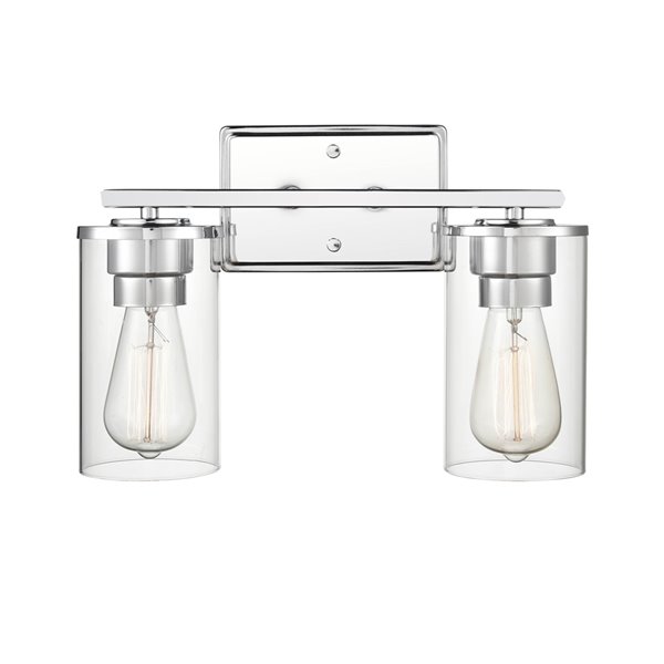 Millennium Lighting Verlana 2-Light Chrome Modern/Contemporary Vanity Light