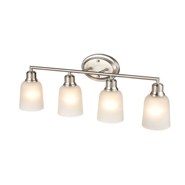 Millennium Lighting Amberle 4-Light Nickel Modern/Contemporary Vanity Light