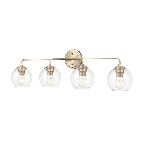 Millennium Lighting 4-Light Gold Modern/Contemporary Vanity Light