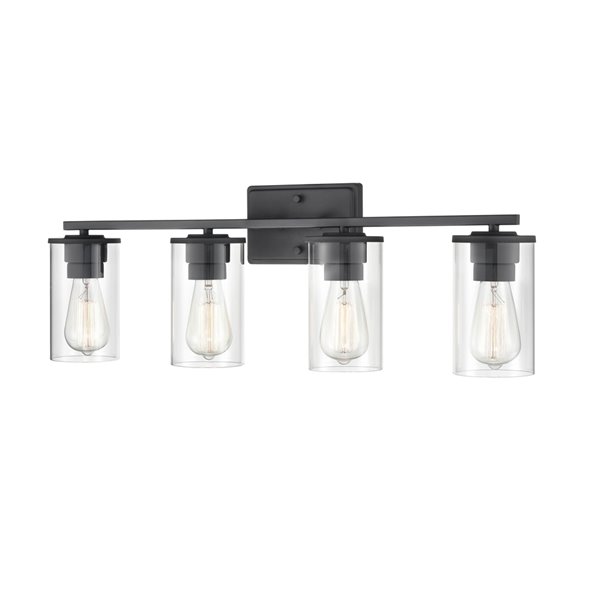 Millennium Lighting Verlana 4-Light Black Modern/Contemporary Vanity Light