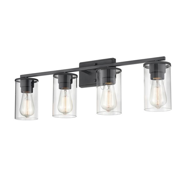 Millennium Lighting Verlana 4-Light Black Modern/Contemporary Vanity Light