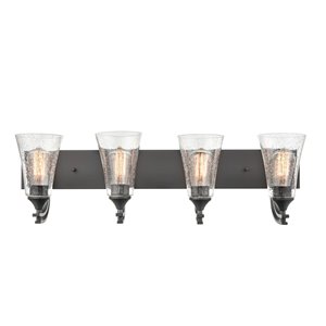 Millennium Lighting Natalie 4-Light Black Modern/Contemporary Vanity Light