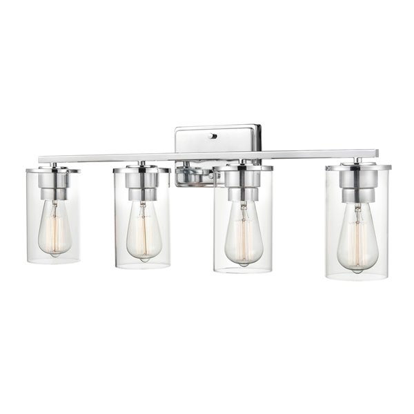 Millennium Lighting Verlana 4-Light Chrome Modern/Contemporary Vanity Light