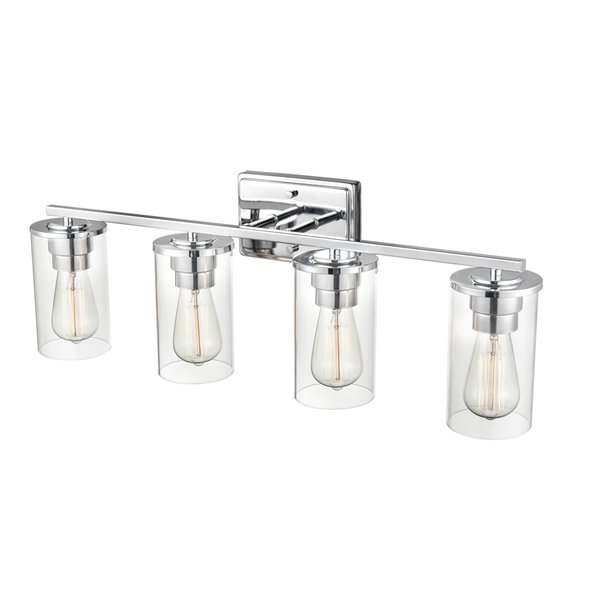 Millennium Lighting Verlana 4-Light Chrome Modern/Contemporary Vanity Light