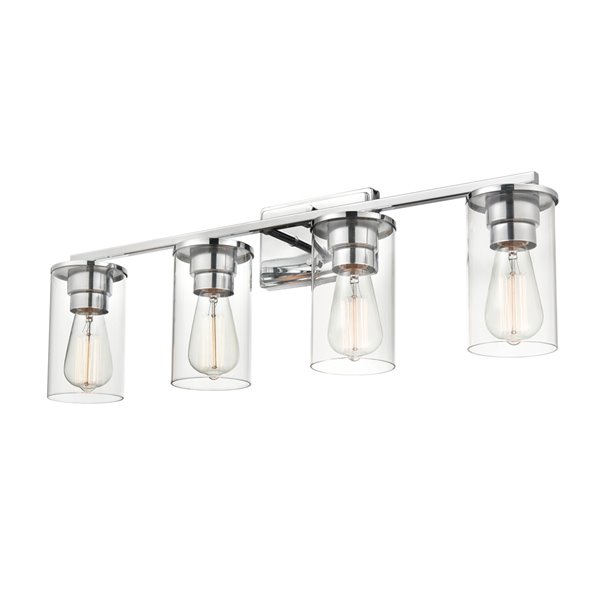 Millennium Lighting Verlana 4-Light Chrome Modern/Contemporary Vanity Light