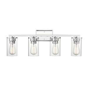 Millennium Lighting Verlana 4-Light Chrome Modern/Contemporary Vanity Light