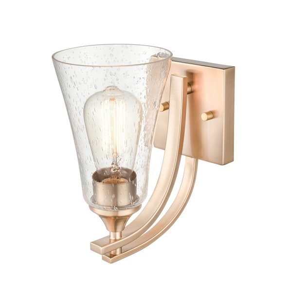 Millennium Lighting Natalie 1-Light Gold Modern/Contemporary Vanity Light