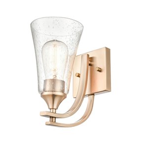 Millennium Lighting Natalie 1-Light Gold Modern/Contemporary Vanity Light