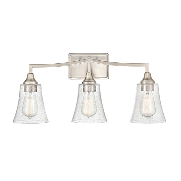 Millennium Lighting Caily 3-Light Nickel Modern/Contemporary Vanity Light