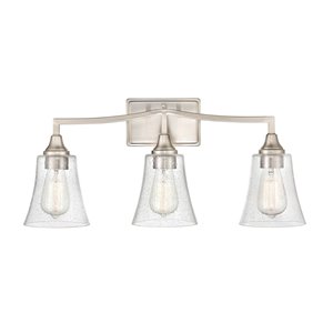 Millennium Lighting Caily 3-Light Nickel Modern/Contemporary Vanity Light