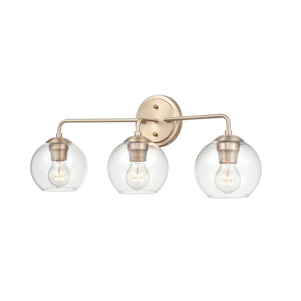 Millennium Lighting 3-Light Gold Modern/Contemporary Vanity Light