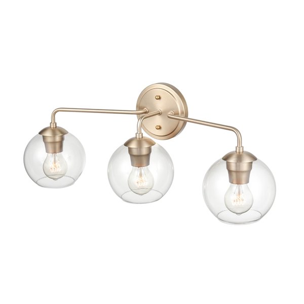 Millennium Lighting 3-Light Gold Modern/Contemporary Vanity Light