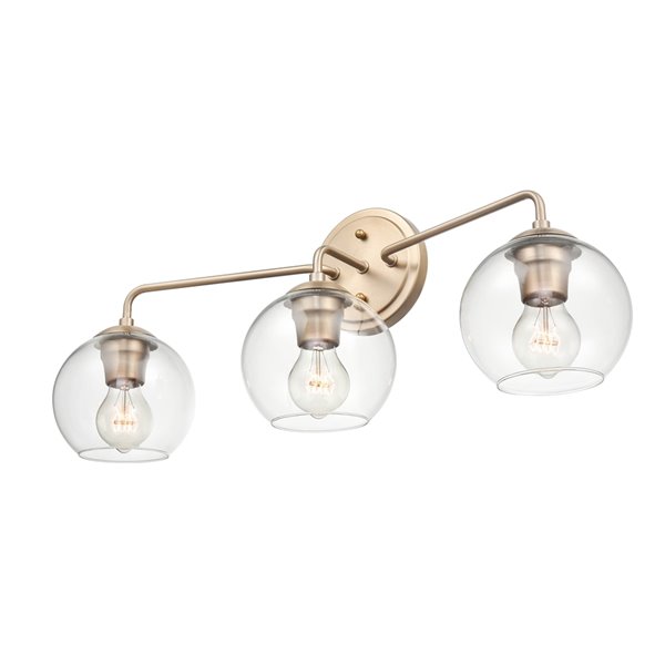 Millennium Lighting 3-Light Gold Modern/Contemporary Vanity Light