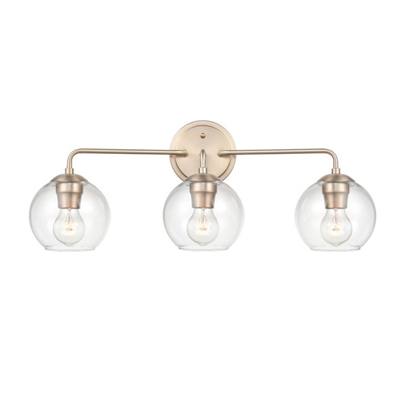 Millennium Lighting 3-Light Gold Modern/Contemporary Vanity Light