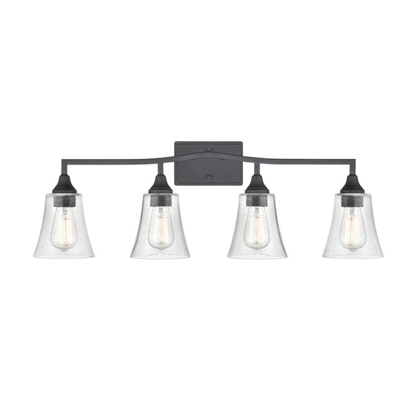 Millennium Lighting Caily 4-Light Black Modern/Contemporary Vanity Light