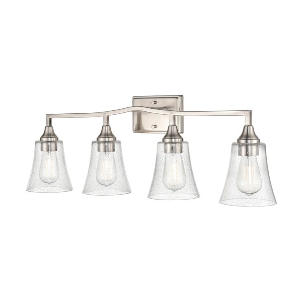 Millennium Lighting Caily 4-Light Nickel Modern/Contemporary Vanity Light