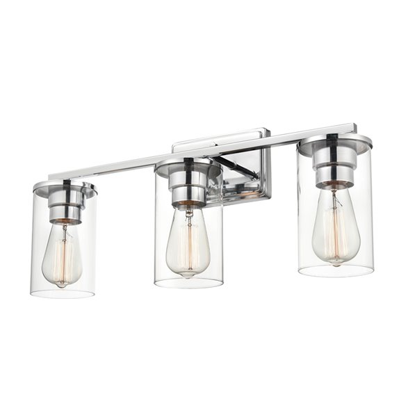 Millennium Lighting Verlana 3-Light Chrome Modern/Contemporary Vanity Light