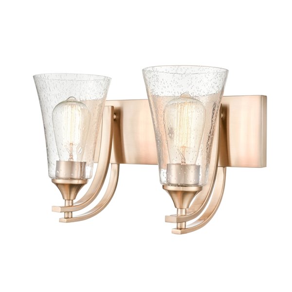 Millennium Lighting Natalie 2-Light Gold Modern/Contemporary Vanity Light