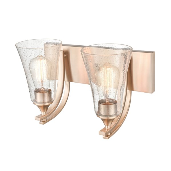 Millennium Lighting Natalie 2-Light Gold Modern/Contemporary Vanity Light