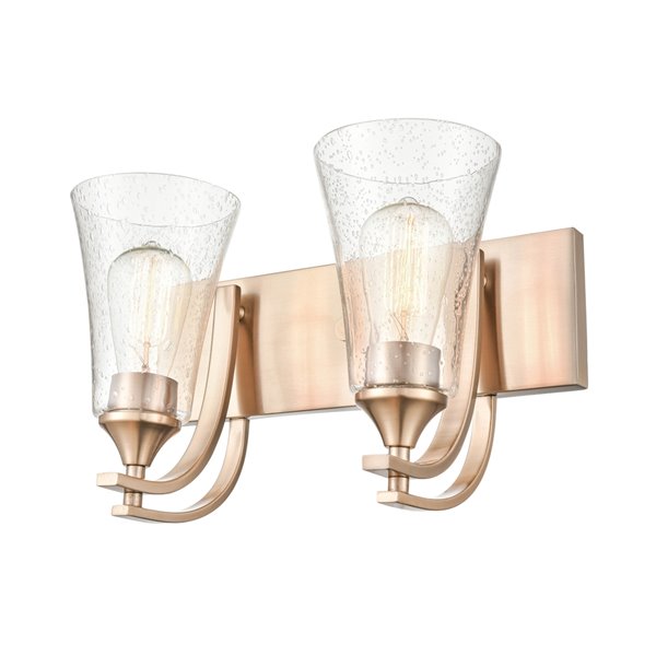 Millennium Lighting Natalie 2-Light Gold Modern/Contemporary Vanity Light