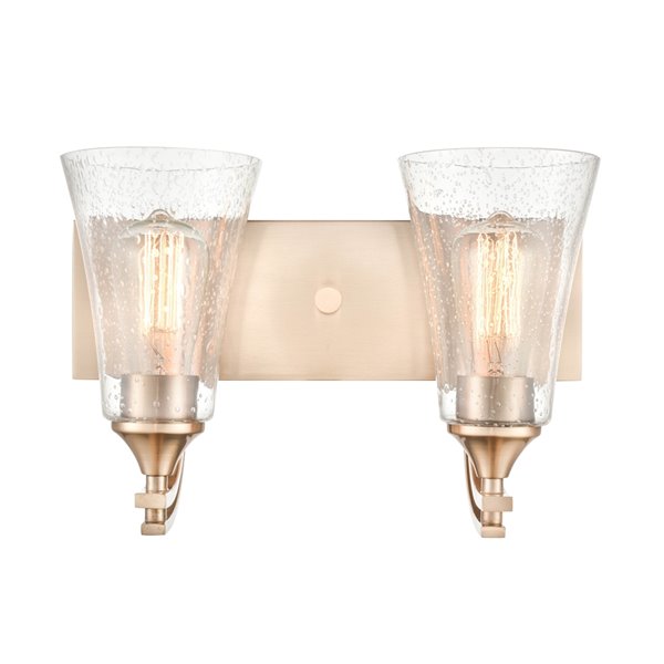 Millennium Lighting Natalie 2-Light Gold Modern/Contemporary Vanity Light