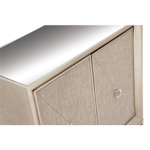 Uma Enterprises Beige Accent Chest