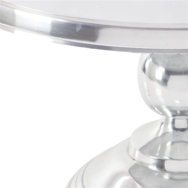 Grayson Lane Silver Metal Coffee Table