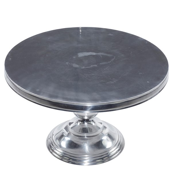 Grayson Lane Silver Metal Coffee Table