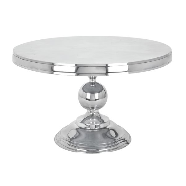 Grayson Lane Silver Metal Coffee Table