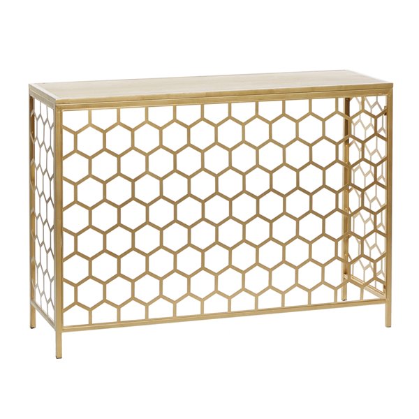 Grayson Lane Gold Glam Console Table