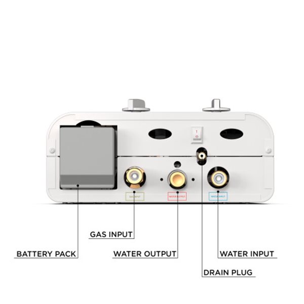 Eccotemp L5-PS 1.5-GPM 37,500-BTU Outdoor Liquid Propane Tankless Water Heater