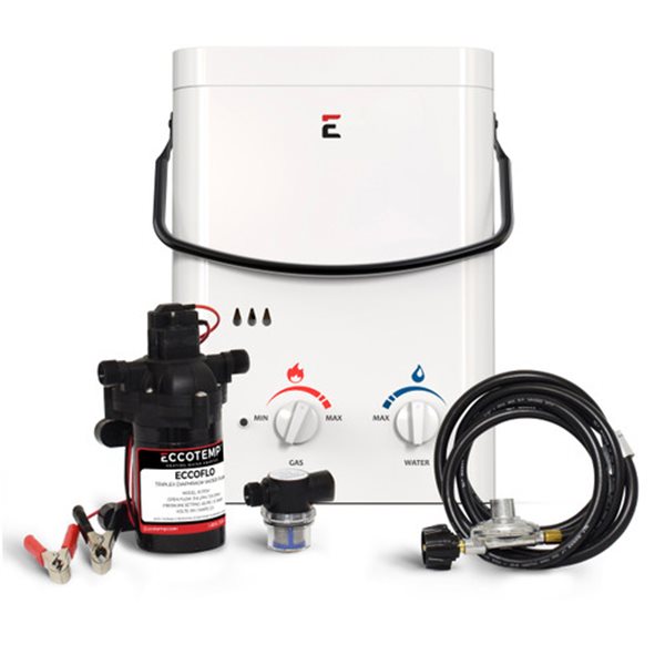 Eccotemp L5-PS 1.5-GPM 37,500-BTU Outdoor Liquid Propane Tankless Water Heater