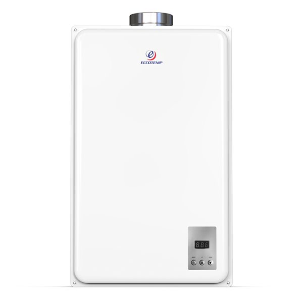 Chauffe-eau électrique sans réservoir d'intérieur au propane 45Hi-LP par Eccotemp, 6,8 gal/min, 140 000 BTU