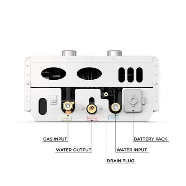 Eccotemp 1.85-GPM 52,500-BTU Outdoor Liquid Propane Tankless Water Heater