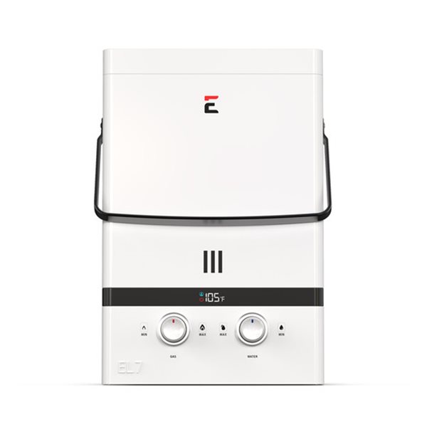 Chauffe-eau électrique d'extérieur par Eccotemp sans réservoir propane 1,85gal/min 52 500 BTU