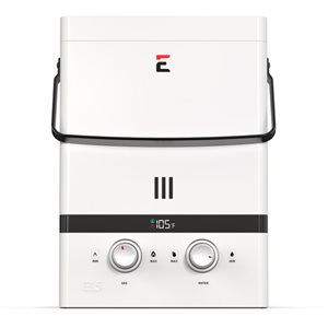 Chauffe-eau électrique sans réservoir d'extérieur au propane EL5 par Eccotemp, 1,5 gal/min, 37 500 BTU