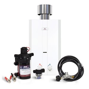 Eccotemp L10-PS 3-GPM 75,000-BTU Outdoor Liquid Propane Tankless Water Heater
