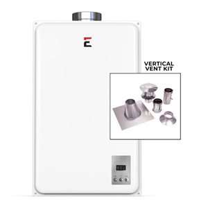Chauffe-eau électrique sans réservoir d'intérieur au gaz naturel 45Hi-NGV par Eccotemp, 6,8 gal/min, 140 000 BTU