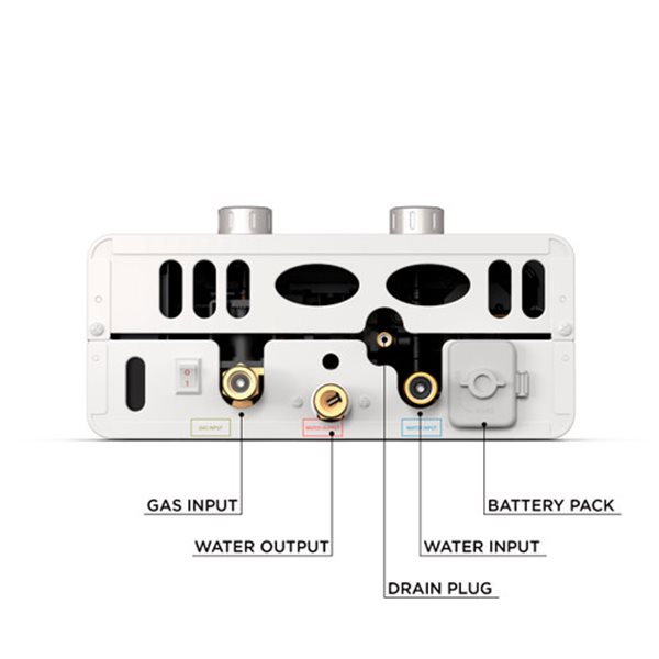 Eccotemp EL5-PS 1.5-GPM 37,500-BTU Outdoor Liquid Propane Tankless Water Heater