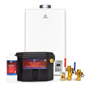 Chauffe-eau électrique sans réservoir d'intérieur au gaz naturel 45Hi-NGS par Eccotemp, 6,8 gal/min, 140 000 BTU