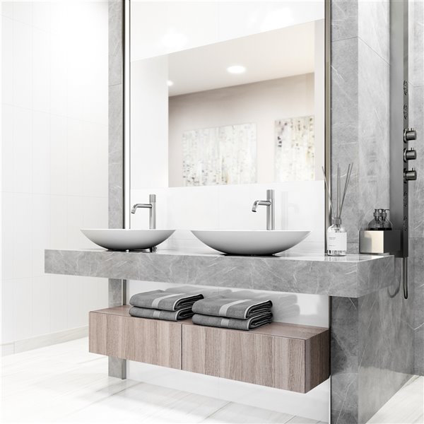 VIGO Apollo Brushed Nickel 1-Handle Vessel Bathroom Sink Faucet