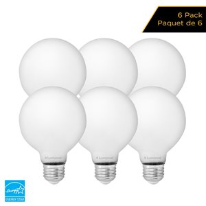 Luminus 40-Watt G25 EQ Warm White Dimmable LED Light Bulb (6-Pack)