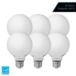 Luminus 60-Watt EQ G25 Daylight Dimmable LED Light Bulb (6-Pack)