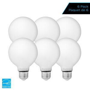 Luminus 40-Watt EQ G25 Daylight Dimmable LED Light Bulb (6-Pack)