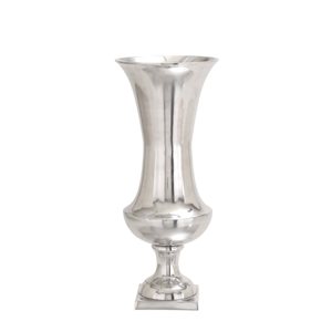 Grayson Lane 21-in x 9-in Traditional Vase - Silver Aluminum