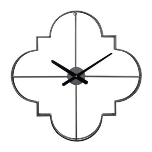 Cosmoliving By Cosmopolitan Analog Novelty Wall Standard Clock - 24-in x 24-in